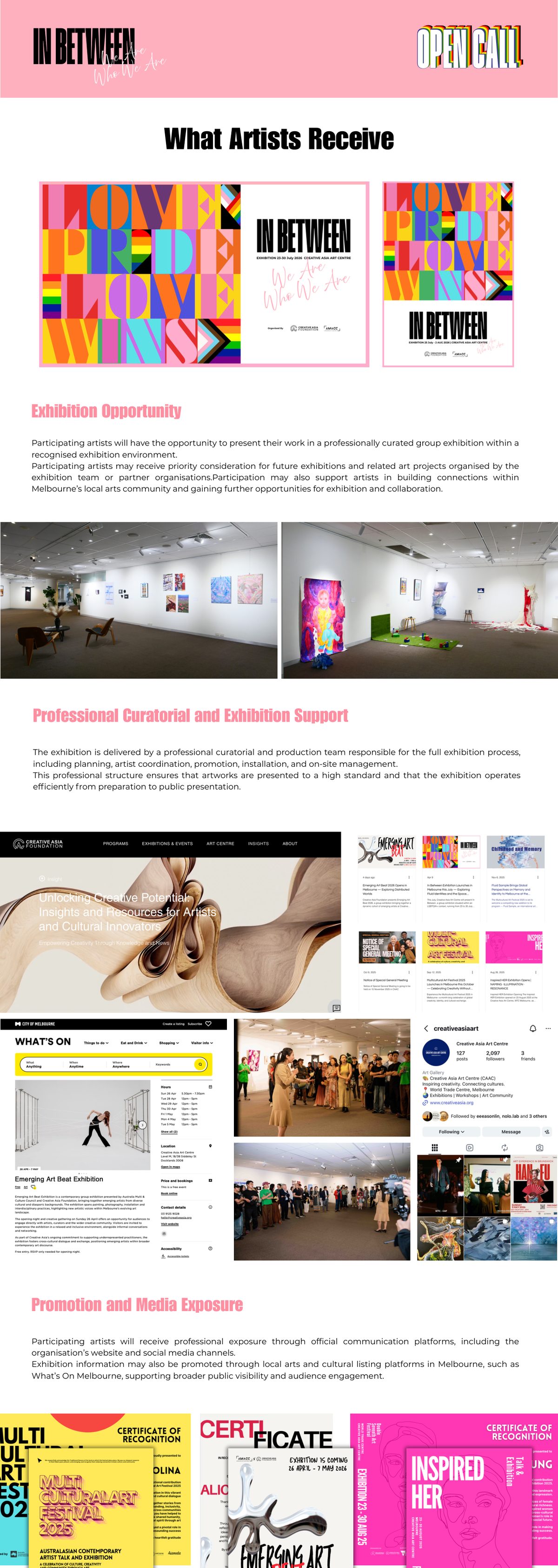 Artist value proposition