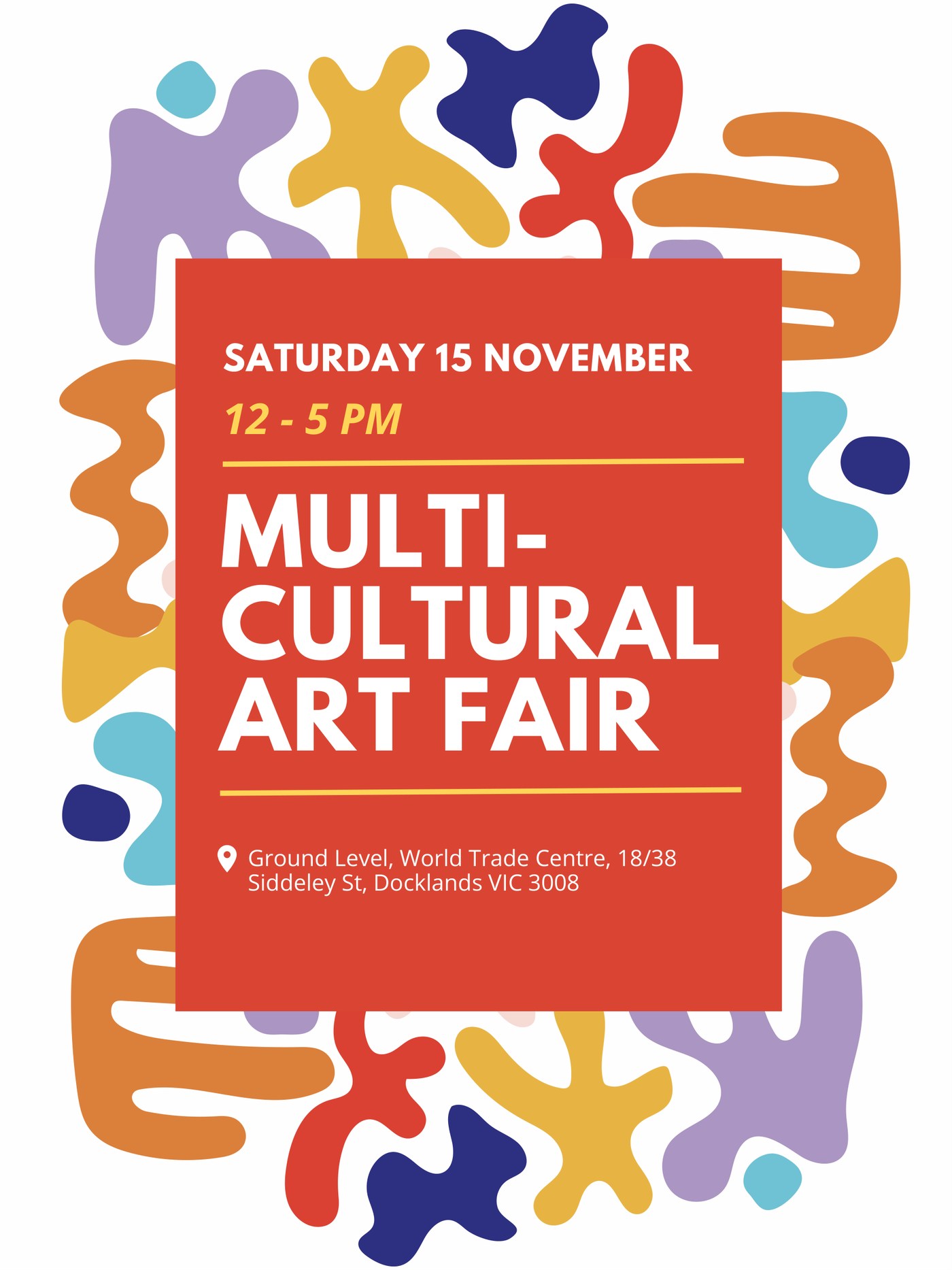Multicultural Art Fair public programme visual