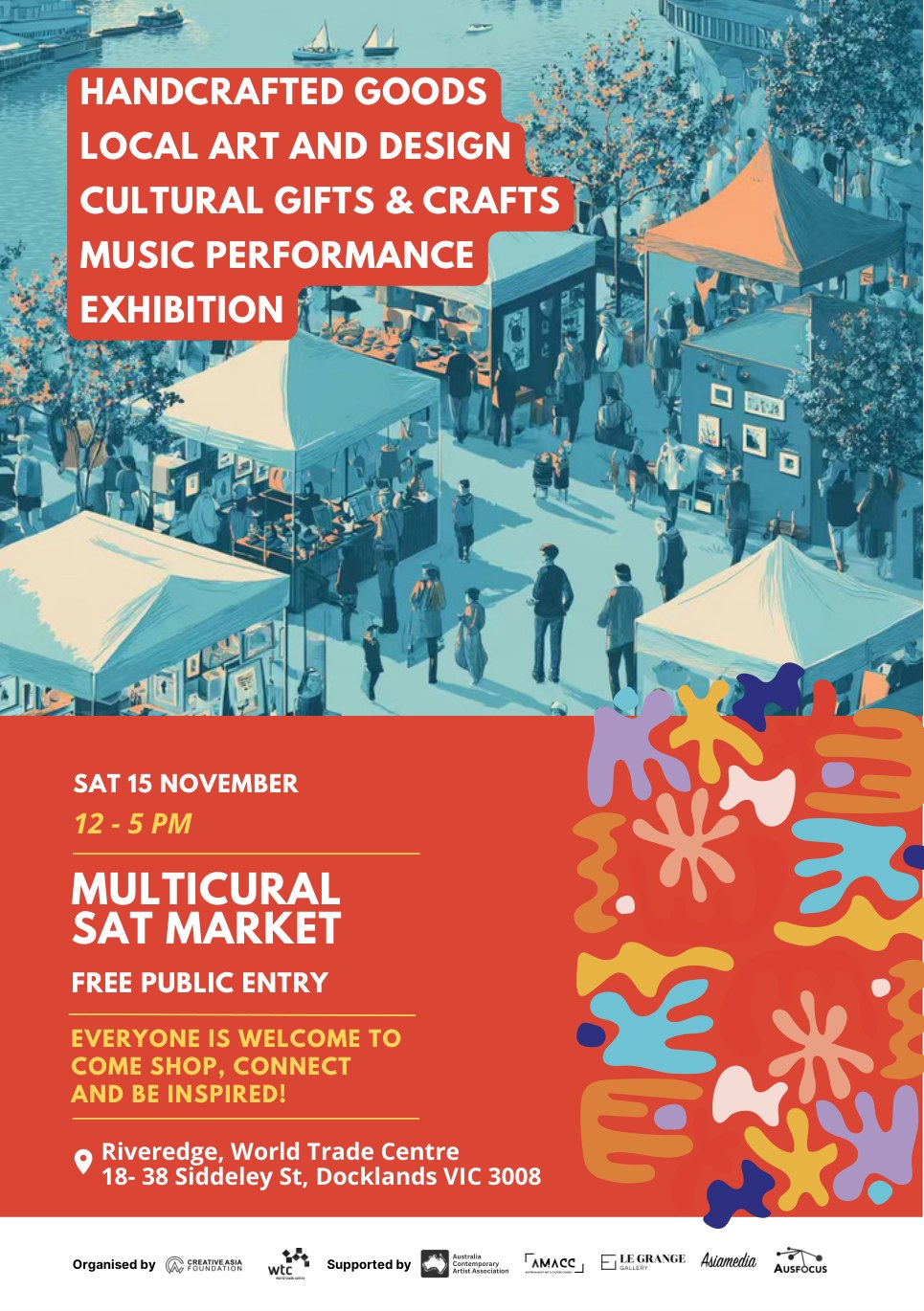 Multicultural Saturday Market campaign